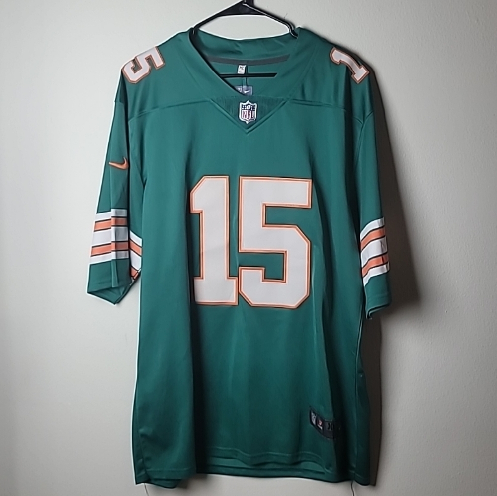 Nike Miami Dolphins Jaelan Phillips #15 NFL On Field Jersey Mens XL Green - Picture 2 of 5